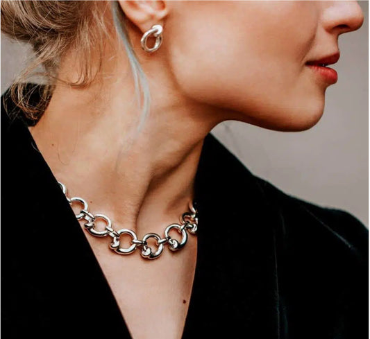 Uno de 50 Silver Nail on the head necklace Necklace Uno De 50