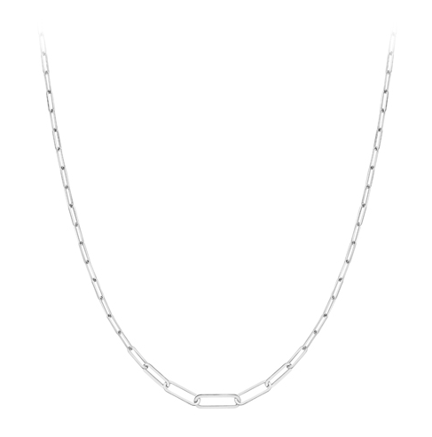 18ct. Graduating White Gold Chain Necklet Necklace Stubbs