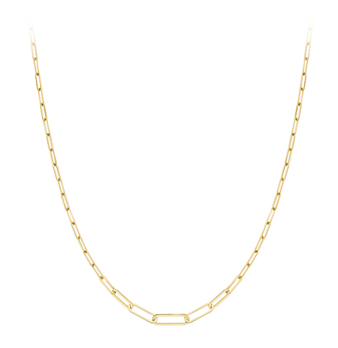 18ct. Yellow Gold Graduating Link Necklet Necklace Stubbs