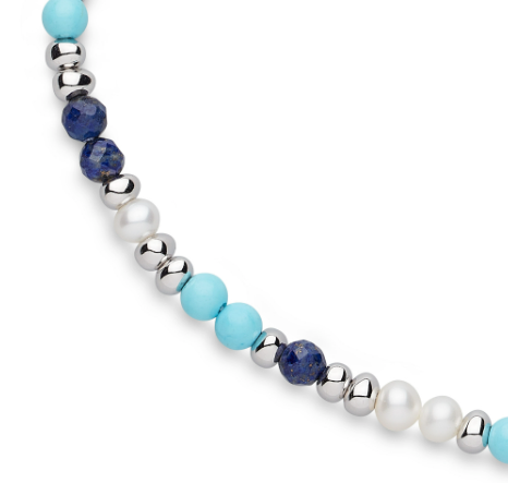Azure Gemstone Beaded Necklace Necklace Kit Heath