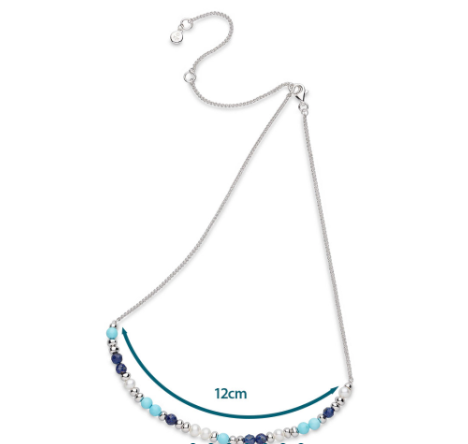 Azure Gemstone Beaded Necklace Necklace Kit Heath