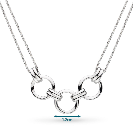 Bevel Unity Twin Chain Necklace Necklaces Kit Heath