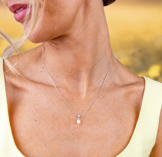 Blossom Honey Flower Pearl Necklace Necklace Kit Heath