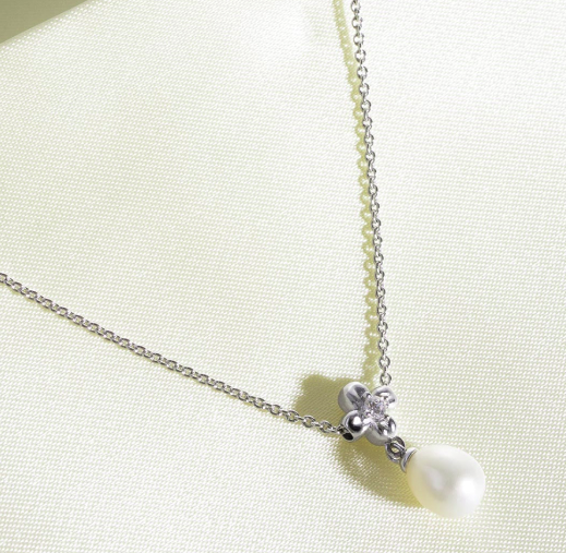 Blossom Honey Flower Pearl Necklace Necklace Kit Heath