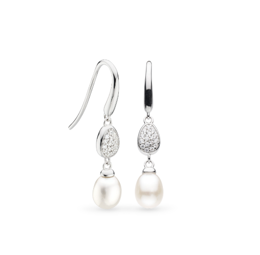 Coast Pebble Pavé Pearl Drop Earrings Earrings Kit Heath