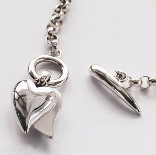 Desire Love Duet Heart T-Bar Necklace Necklace Kit Heath