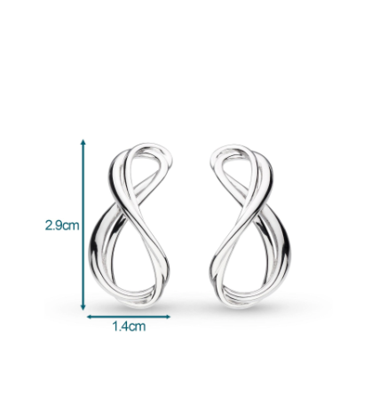 The Infinity Grande Stud Earrings Stud earrings Kit Heath   