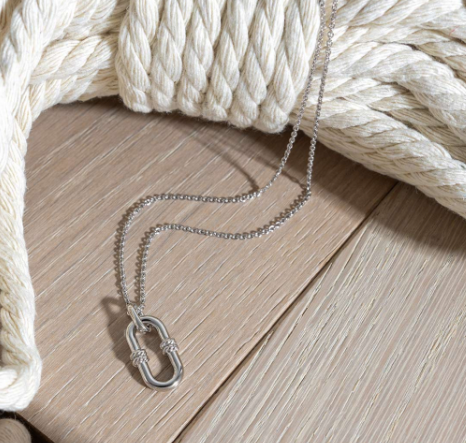 Marina Rope Bar Link Necklace Necklace Kit Heath