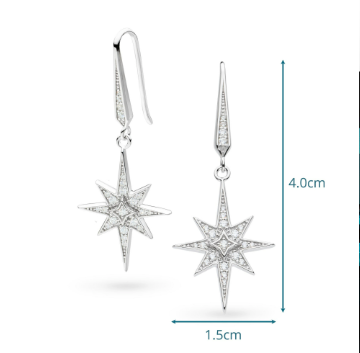 North Star Drop Earrings