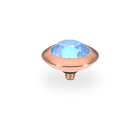 Qudo Ring Rose Gold Top Ocean Delite Tondo 13mm 629556