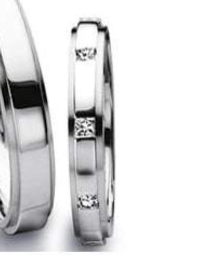 Platinum 0.27ct TWVS Diamond band with grooved edges Ring Furrer Jacot