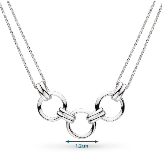 Bevel Unity Twin Chain Necklace Necklaces Kit Heath