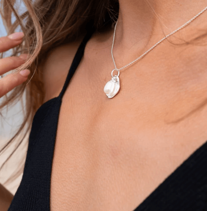 Cherished Self Pearl Pendant Necklace Sea Gems Ltd