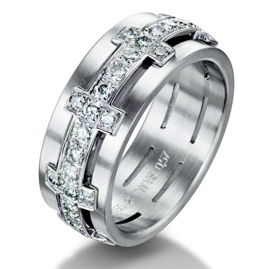 Furrer Jacot Platinum 1.04ct TWVS diamond chilli pepper rings Ring Furrer Jacot