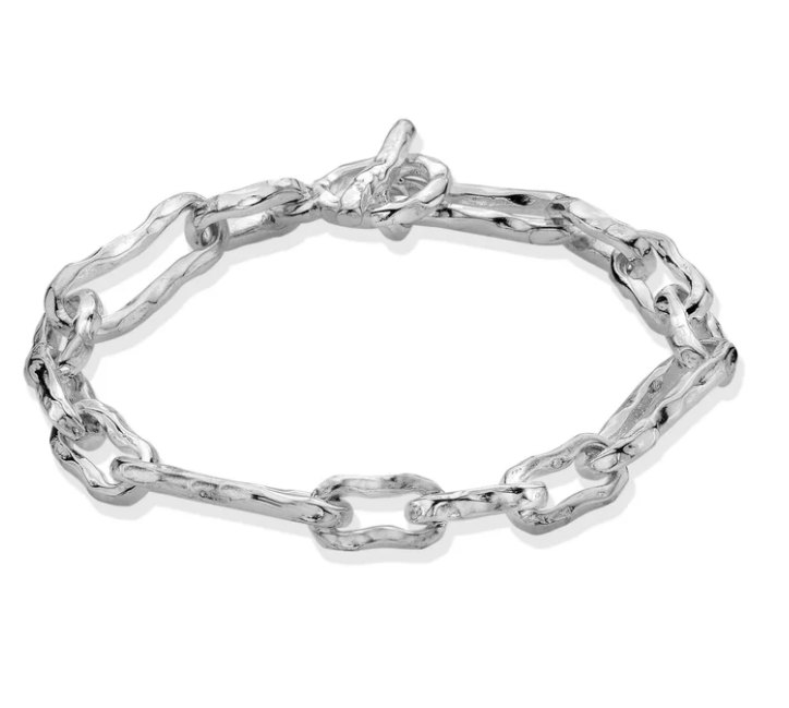 Chunky Silver Odessa Bracelet Bracelet Sea Gems Ltd