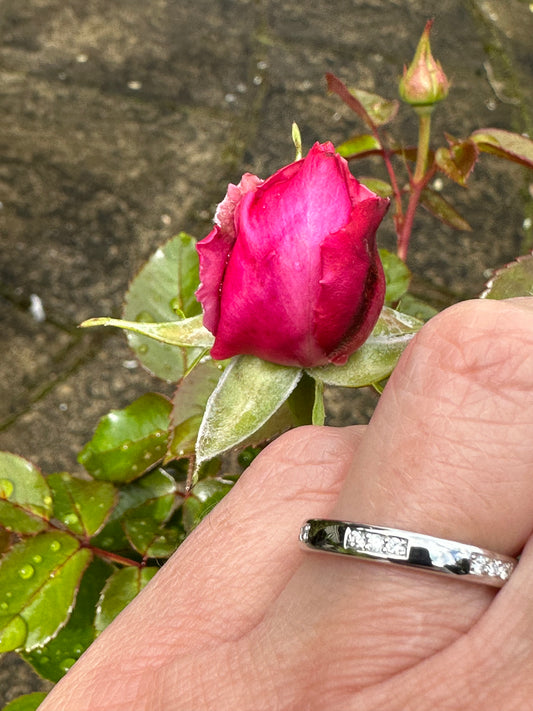 Gerstner Platinum multi stone diamond ring 0.09ct TW VS1 size N Ring Gerstner