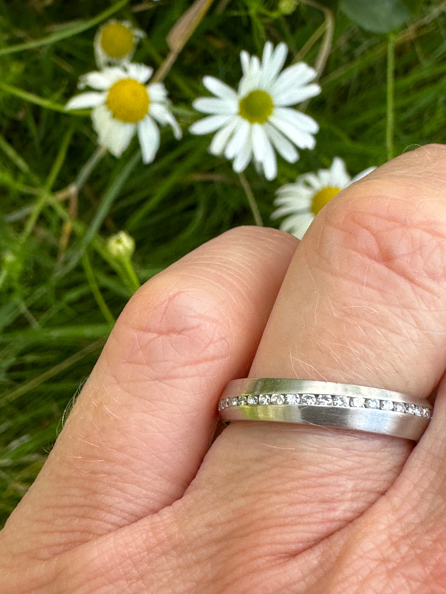 Platinum TWVS 0.41ct diamond full set eternity ring Ring Not specified