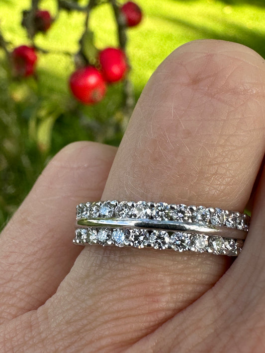 Furrer Jacot 18ct white gold full set TWVS 2.10ct diamond ring Ring Furrer Jacot