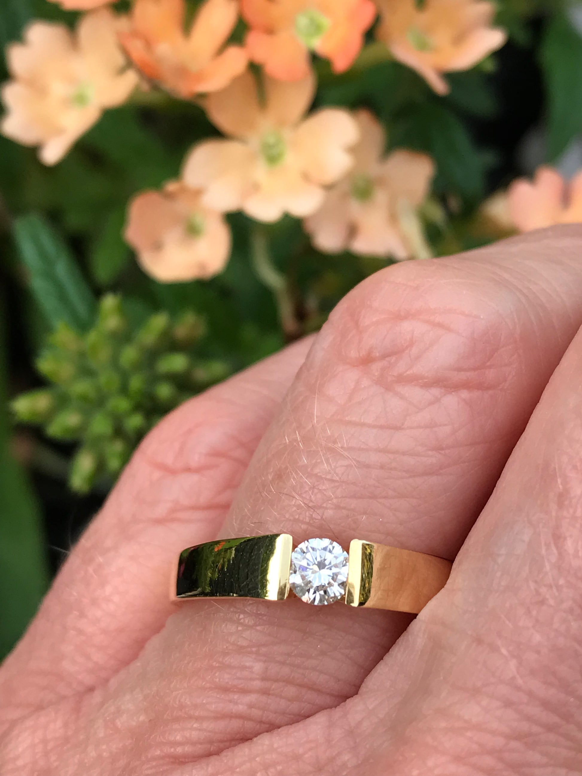 Buchwald 18ct yellow gold 0.25ct brilliant natural diamond ring Ring Buchwald