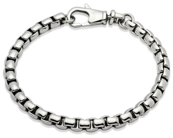 Heavy Steel Box Link Bracelet Bracelet Unique