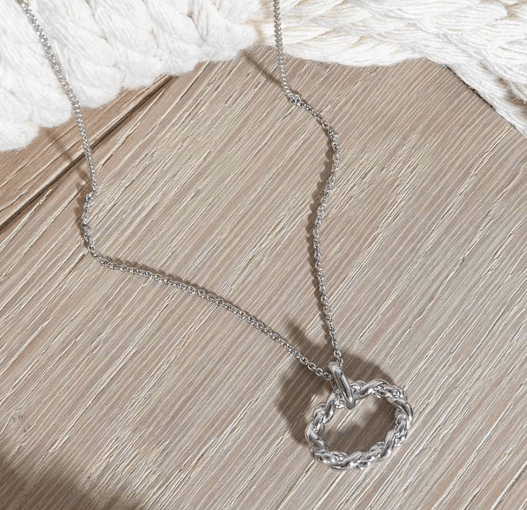 Marina Rope Twist Oval Necklace Necklace Kit Heath