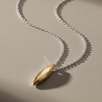 Necklace Mini Golden Glint Two-Tone Necklace