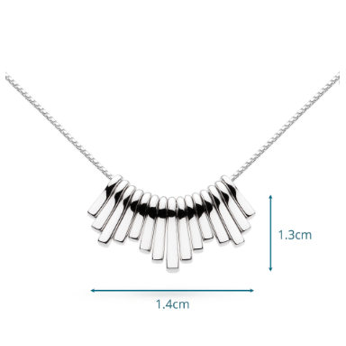Necklace Silver Array Luxe Dangle Necklace