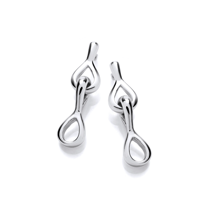 Silver Casino Eight Earrings Earrings Cavendish French