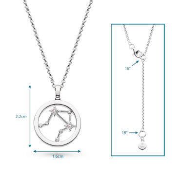 Necklace Silver Céleste Constellation Libra Necklace