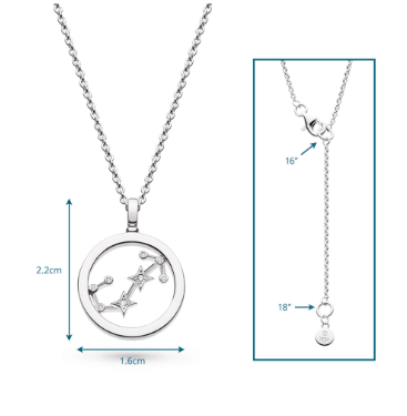 Necklace Silver Céleste Constellation Scorpio Necklace