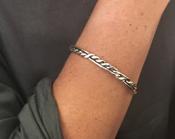 Silver weave bangle Bangle Cavendish French