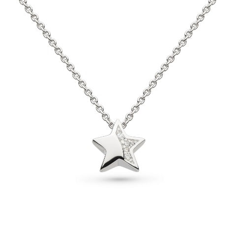 Kit Heath Silver and CZ miniature shining star necklace Pendant Kit Heath
