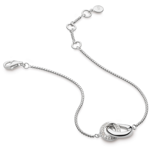 Bevel Cirque CZ Pavé Link Bracelet Bracelet Kit Heath