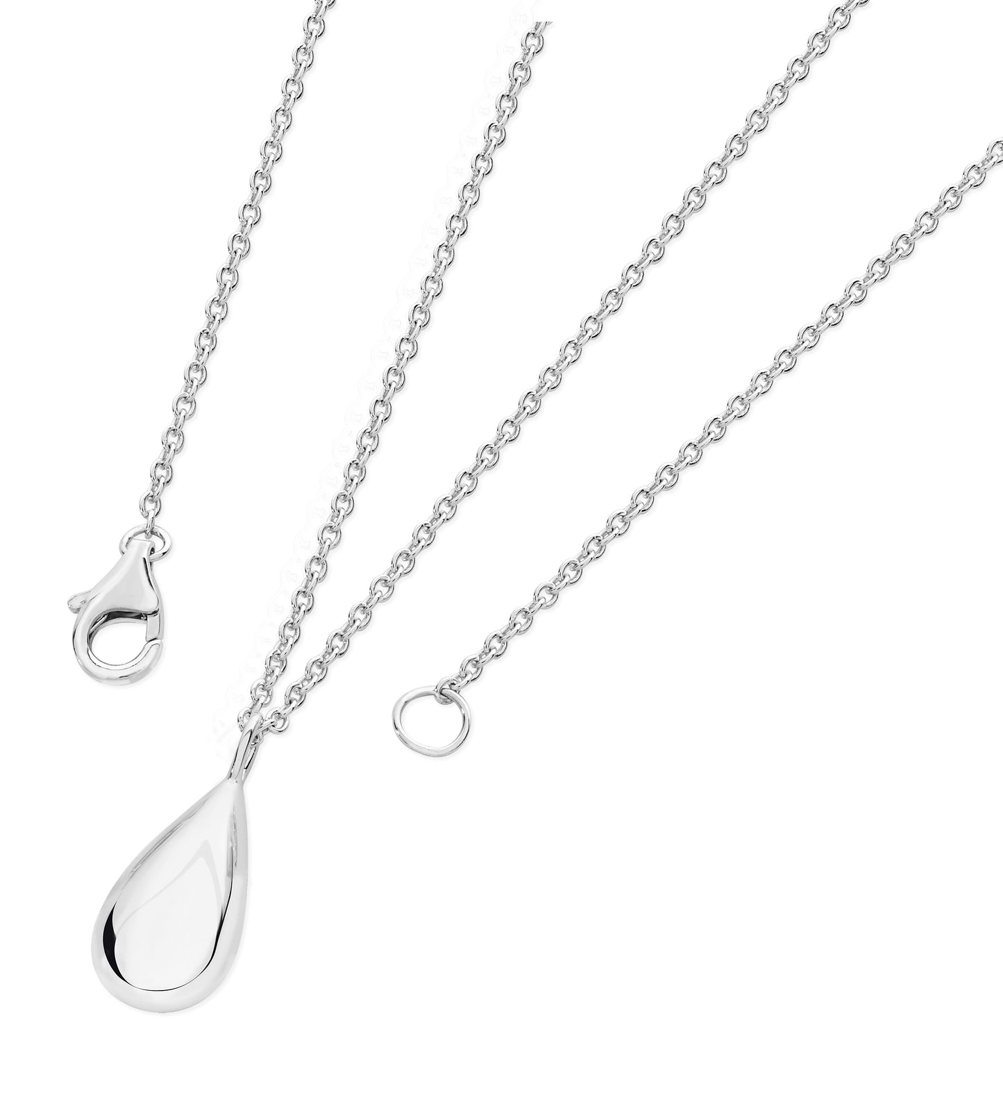 Silver teardrop pendant Pendant Lucy Q