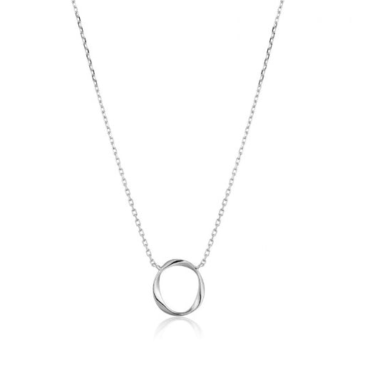 Silver swirl necklace Necklace Ania Haie   