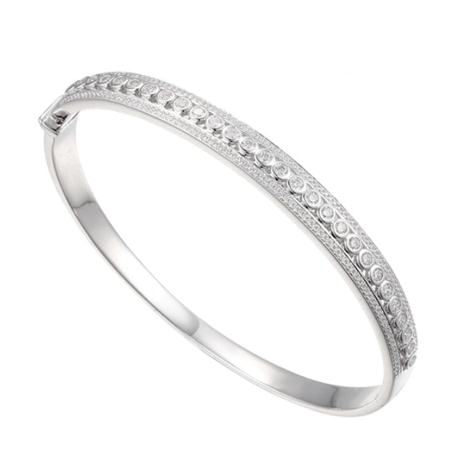 Silver Titanic Bangle Bangle Amore