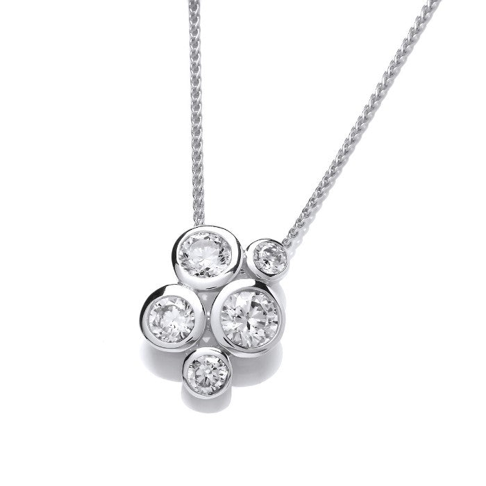 Silver Bubble Cluster Pendant Pendant Cavendish French