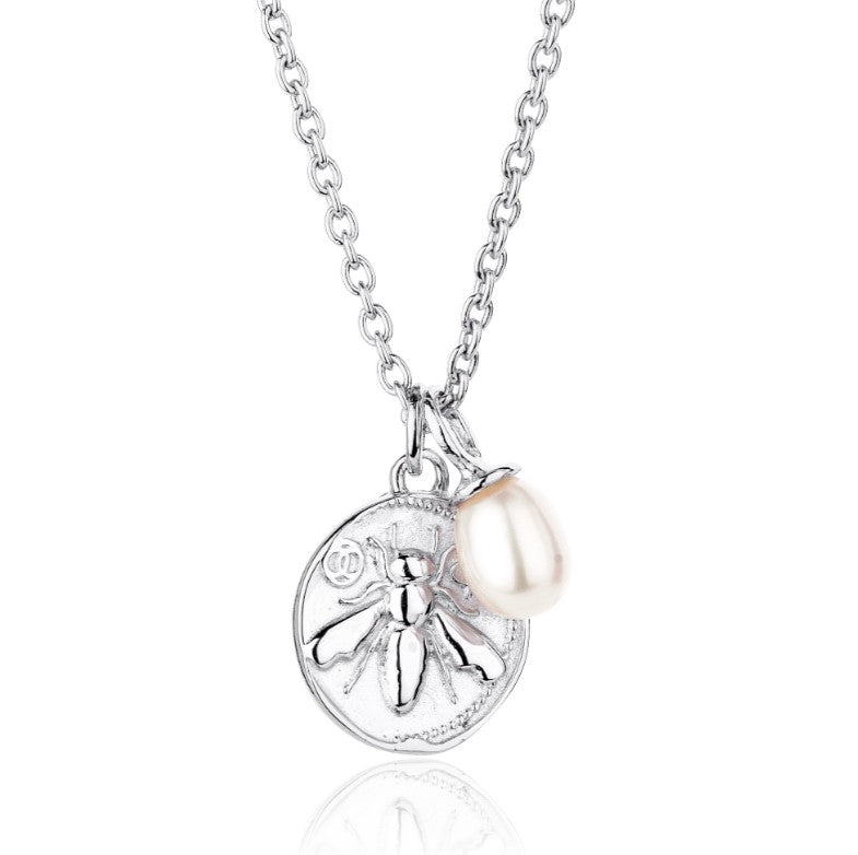 HONEY BEE COIN CHOKER STYLE NECKLACE Necklace Claudia Bradby