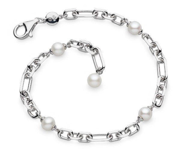 Revival Astoria Figaro Pearl Chain Link Bracelet Bracelets kit heath