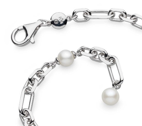 Revival Astoria Figaro Pearl Chain Link Bracelet Bracelets kit heath   