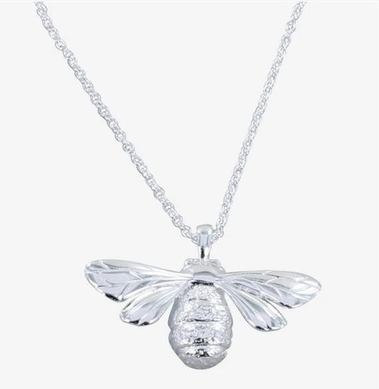 Silver Queen Bee pendant Pendant Reeves & Reeves