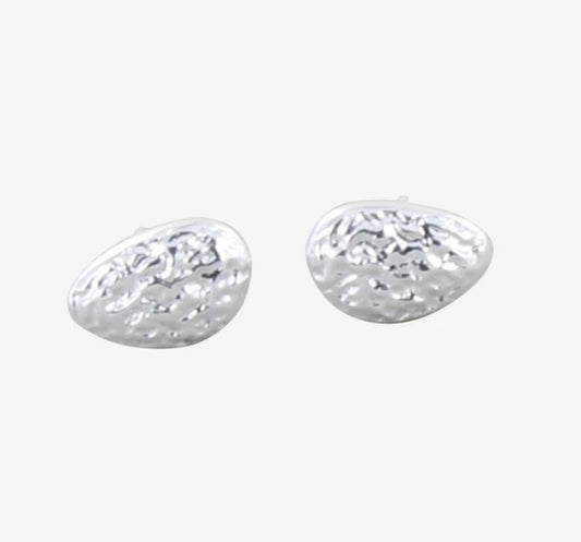 Silver driftwood stud earrings Earrings Reeves & Reeves