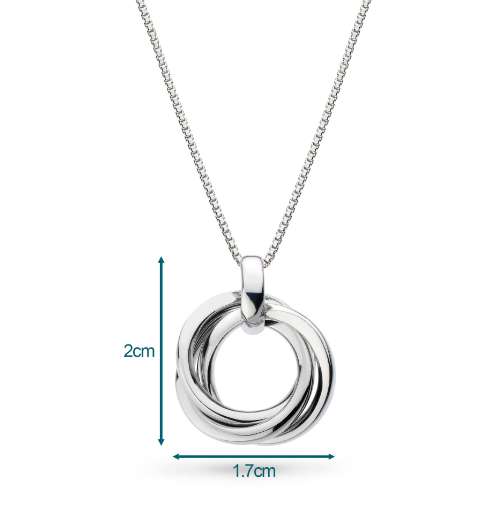 Silver Bevel Trilogy Necklace Pendant Kit Heath