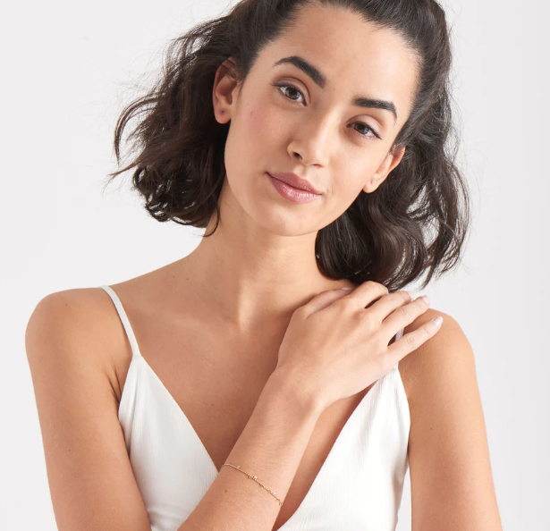 Gold Geometry Mixed Discs Bracelet Bracelet Ania Haie