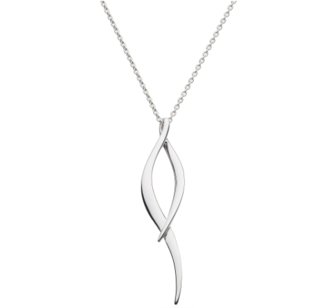 Silver entwine twist necklace Pendant Kit Heath
