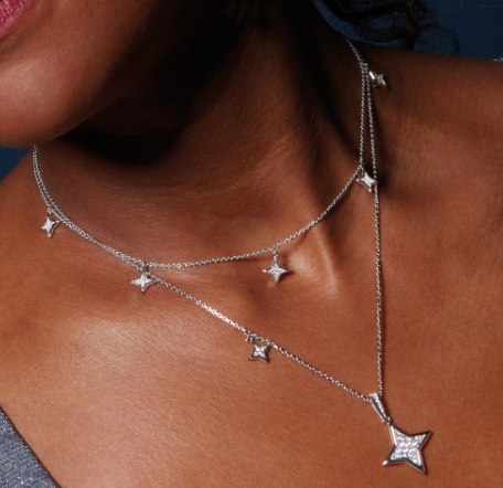 Empire Astoria Starburst Grande CZ Star Necklace Necklace Kit Heath