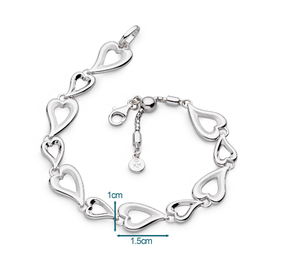 Love Story Heart Multi-Link Slider Bracelet Bracelet Kit Heath   