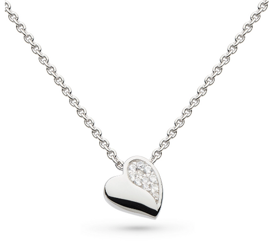 Miniature Sweet Heart Sparkle Pavé Necklace Pendant Kit Heath   