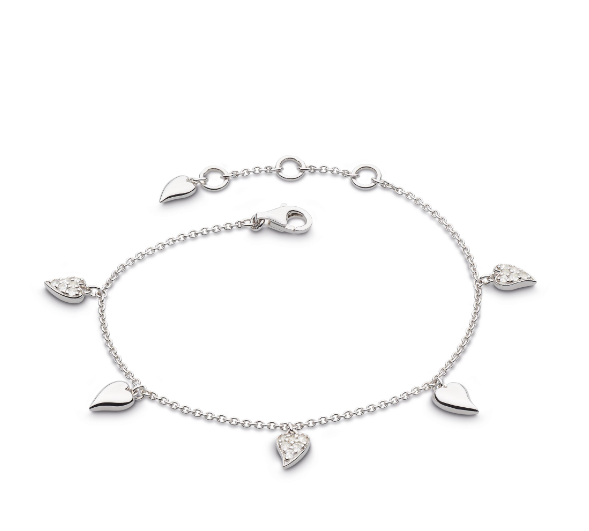 Desire Lust Precious Pavé Heart Station Bracelet Bracelet Kit Heath