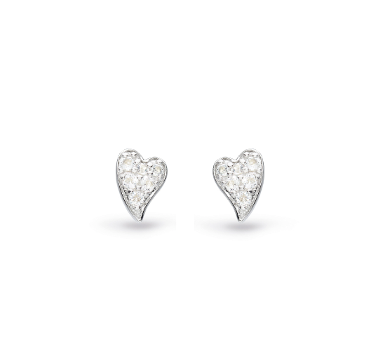 Desire Lust Precious Pavé Heart Stud Earrings Earrings Kit Heath